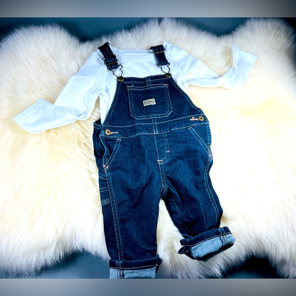 WRG Jeans Co Denim Overalls 6-9 months